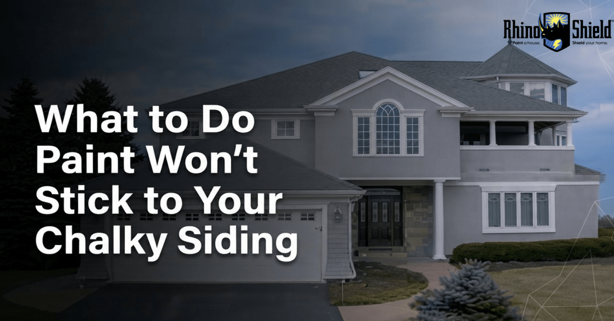 What to Do When Paint Won't Stick to Your Chalky Siding