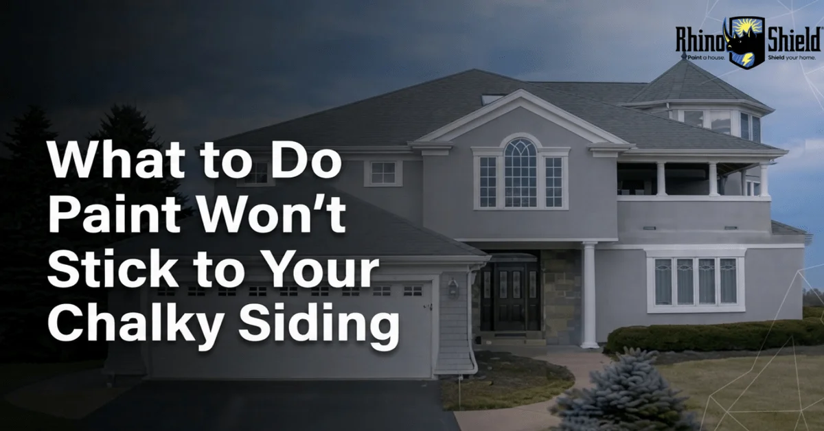 What to Do When Paint Won't Stick to Your Chalky Siding